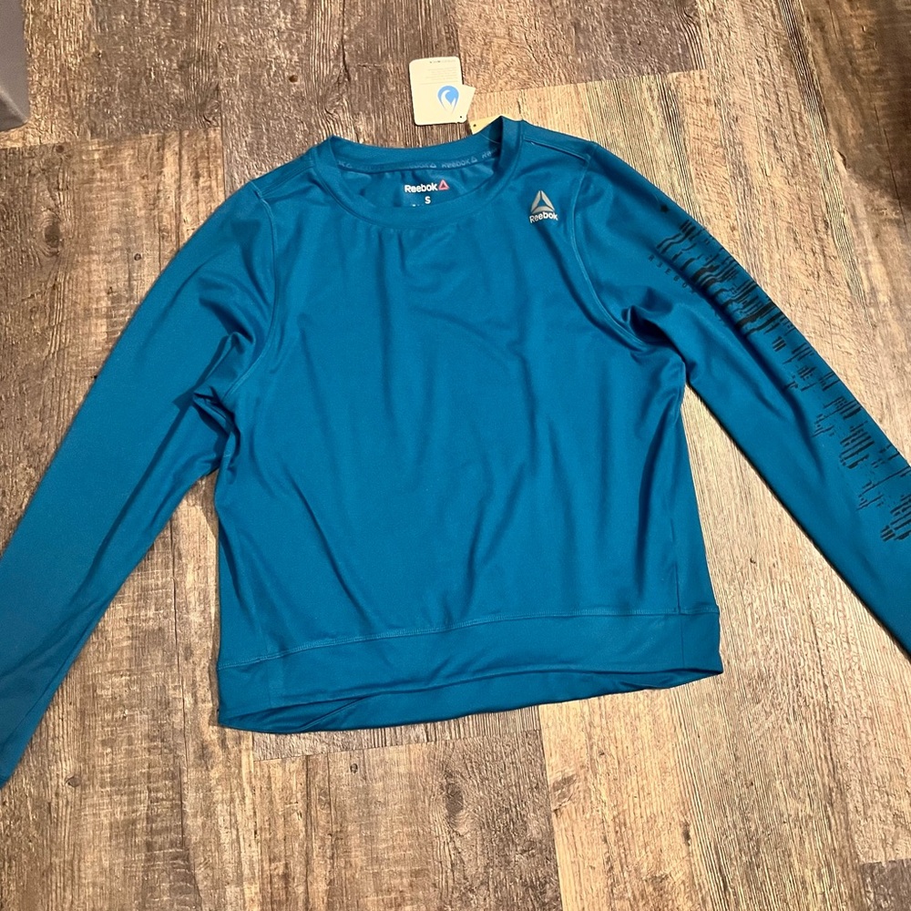 Reebok Teal Long Sleeve Athletic Shirt***5 for $24.00***